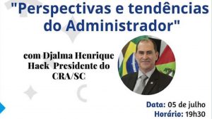 Read more about the article Presidente do CRA-SC participa de seminário on-line