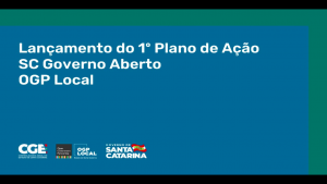 Read more about the article CRA-SC representado no lançamento do 1º Plano de Ação SC Governo Aberto