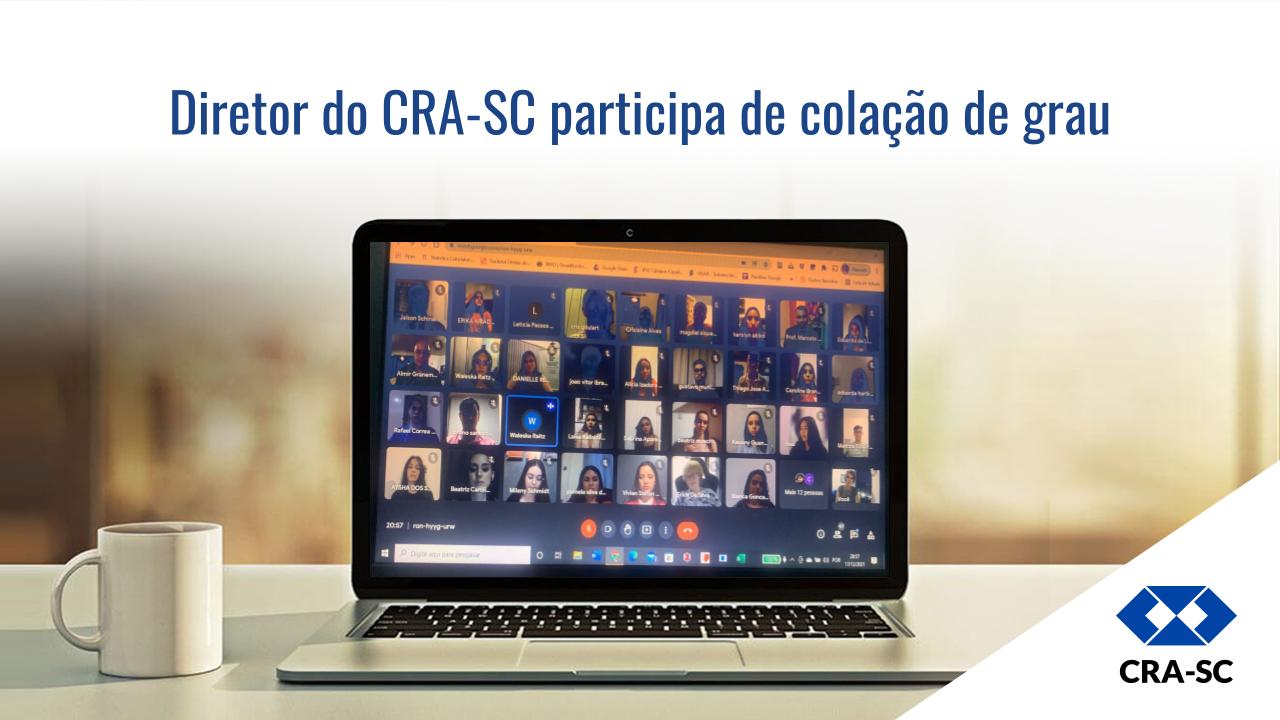 Read more about the article Diretor do CRA-SC participa de colação de grau