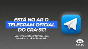 Read more about the article Está no ar o Telegram do CRA-SC!