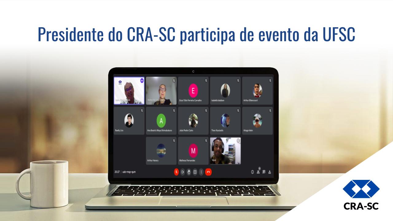 You are currently viewing Presidente do CRA-SC participa de evento da UFSC