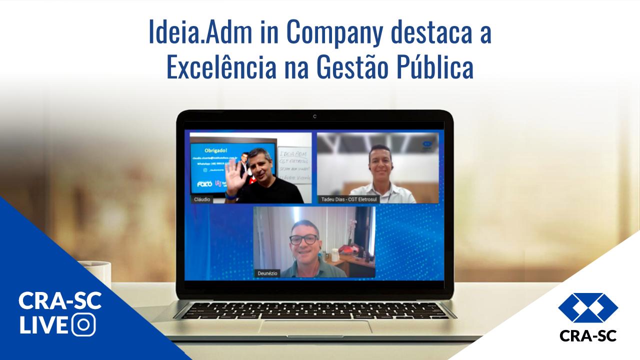 You are currently viewing Ideia.Adm in Company destaca a Excelência na Gestão Pública