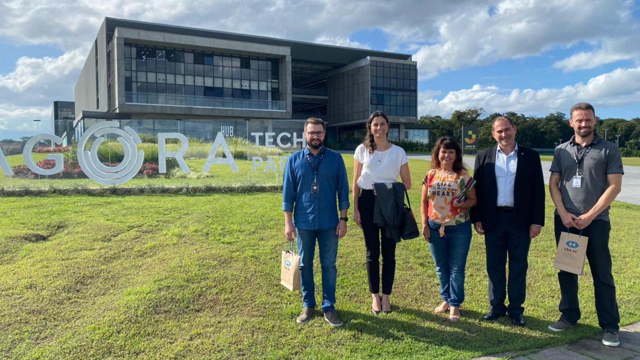 Read more about the article Ágora Tech Park recebe representantes do CRA-SC