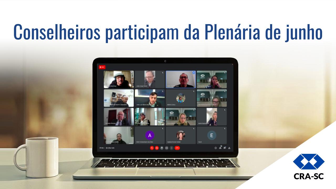 Read more about the article Conselheiros participam da Plenária de junho