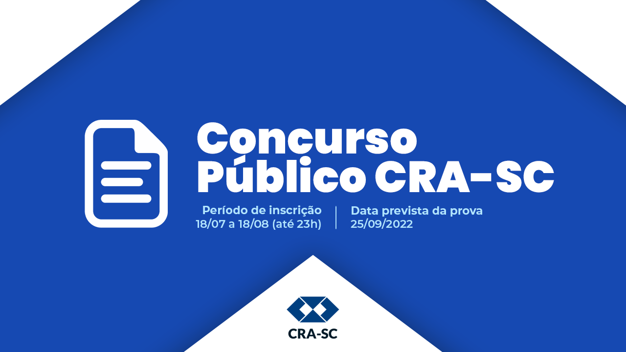 You are currently viewing Lançado edital de novo concurso do CRA-SC