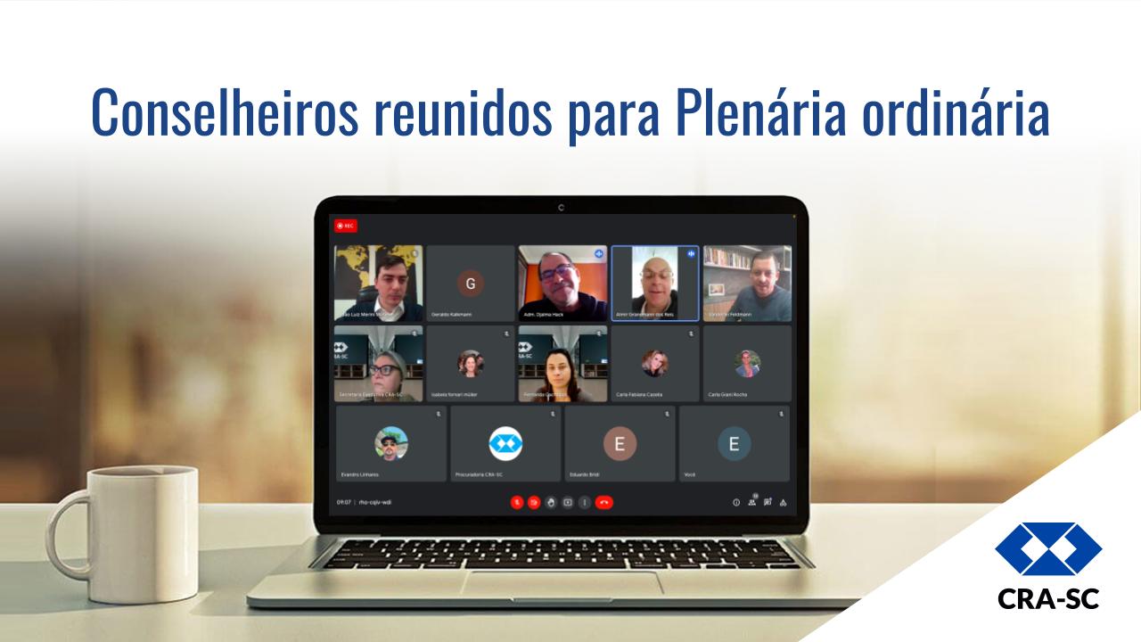 Read more about the article Conselheiros reunidos para Plenária ordinária