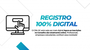 Read more about the article CRA-SC lança Registro 100% digital
