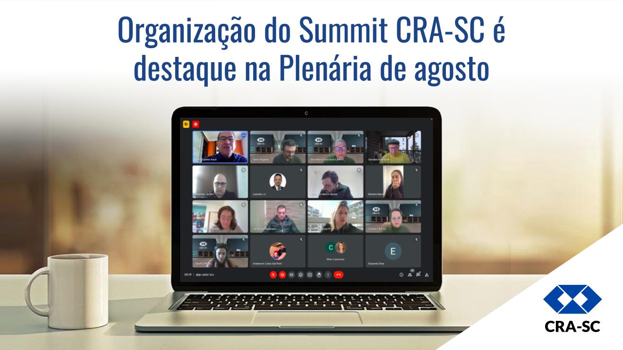 You are currently viewing Organização do Summit CRA-SC é destaque na Plenária de agosto