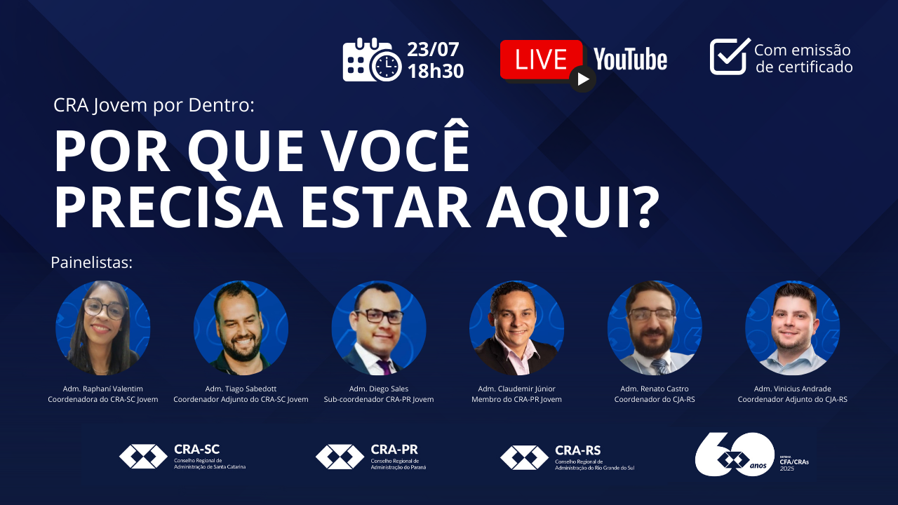 Leia mais sobre o artigo live cra jovem 23-07