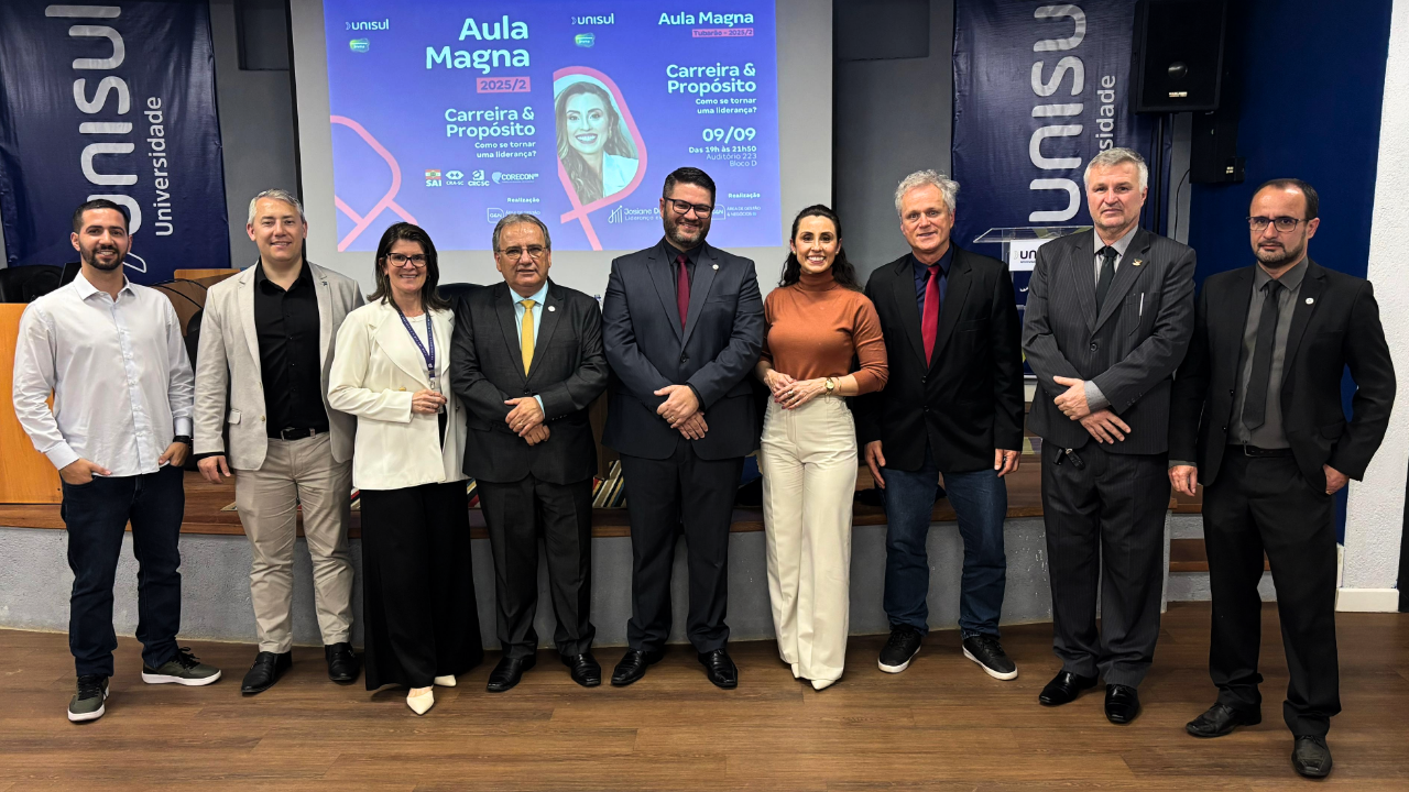 Leia mais sobre o artigo CRA-SC participa da Aula Magna na Unisul em Tubarão.