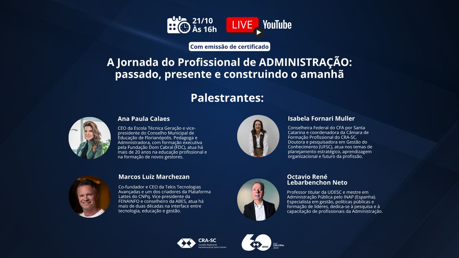 Leia mais sobre o artigo live 21/10