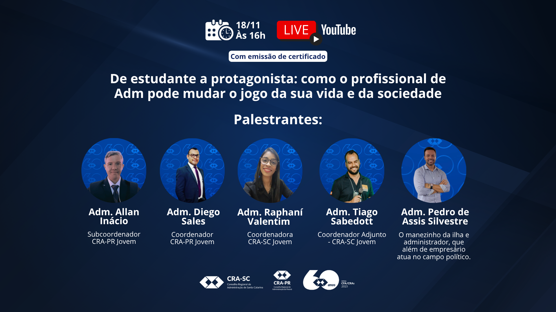 Leia mais sobre o artigo live 18-11