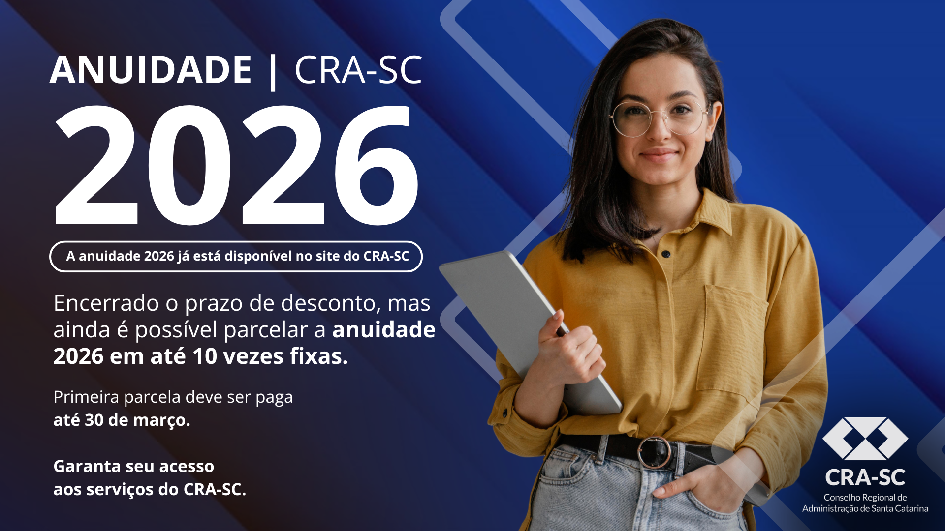 Leia mais sobre o artigo Anuidade 2026