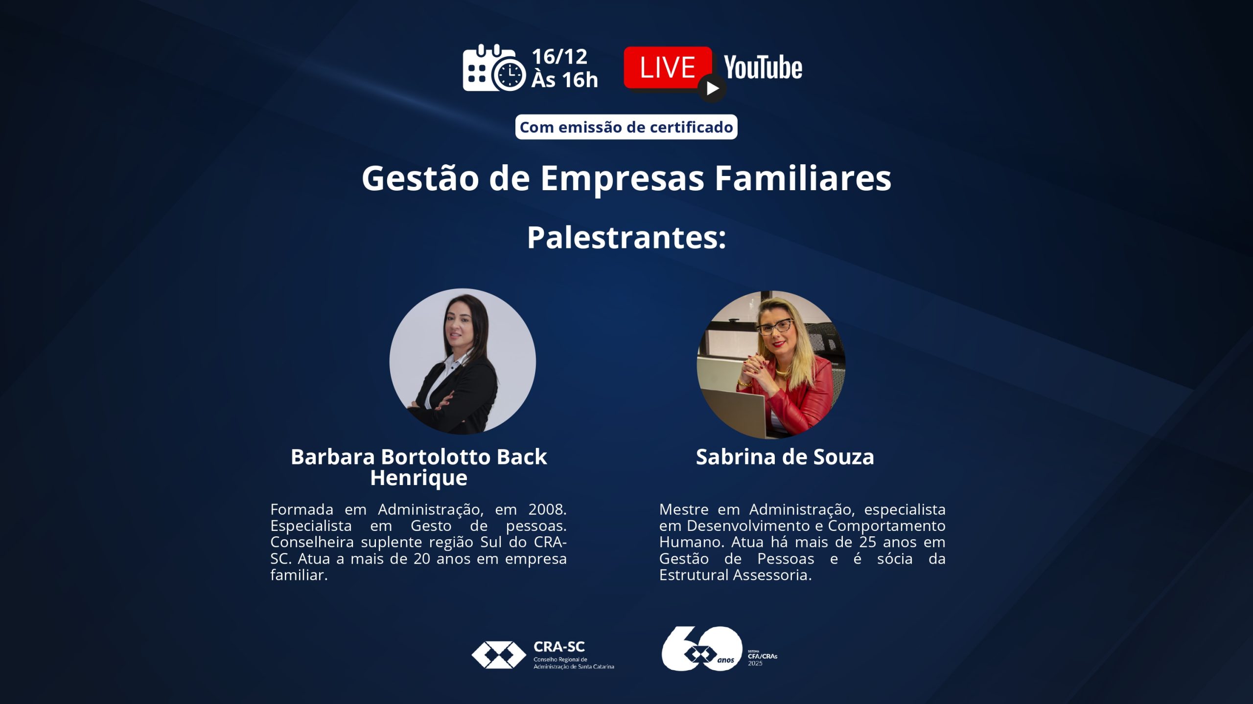 Leia mais sobre o artigo live 16-12