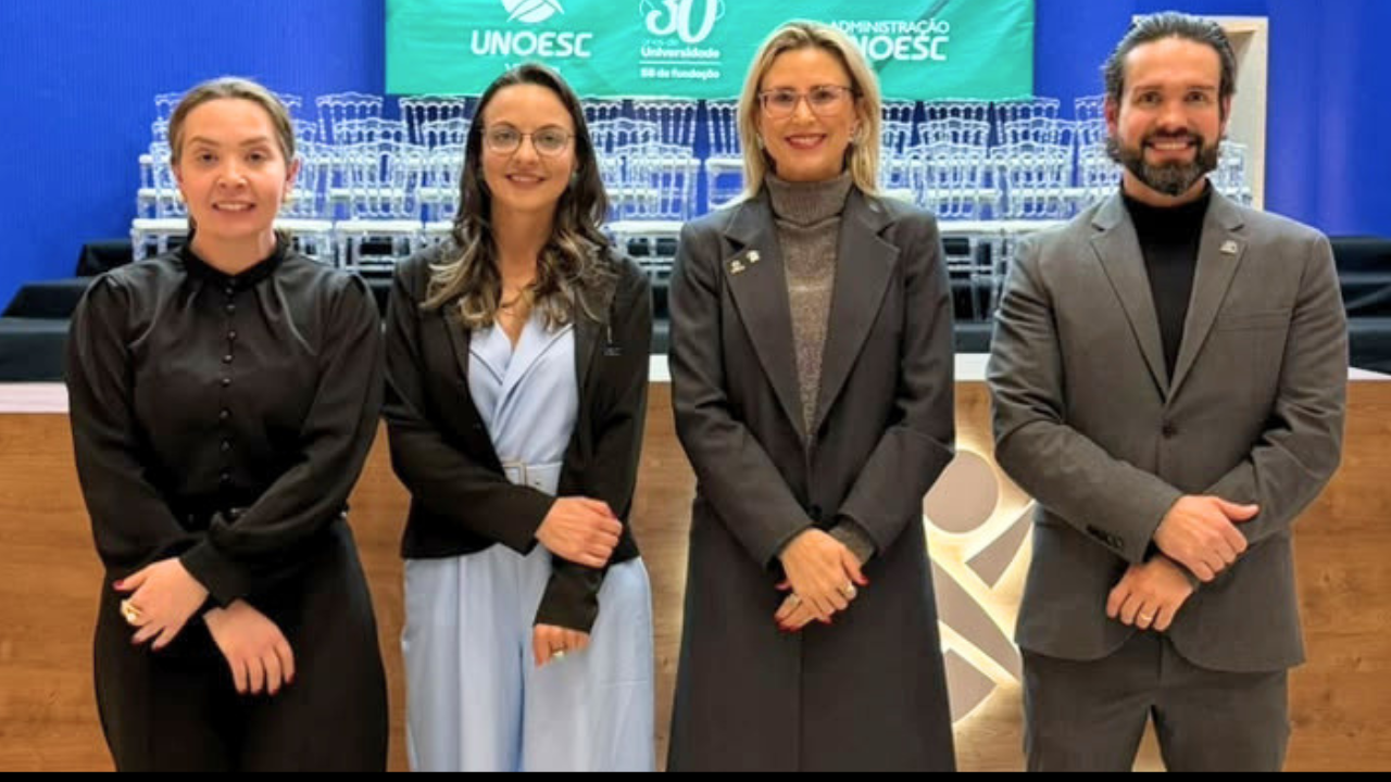 No momento, você está visualizando CRA-SC prestigia celebração dos 40 anos do curso de Administração da Unoesc Videira
